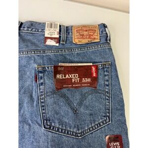 Mens Levi's 550 Relaxed Fit Size 42x32 New With Tags 2005 Blue Jeans